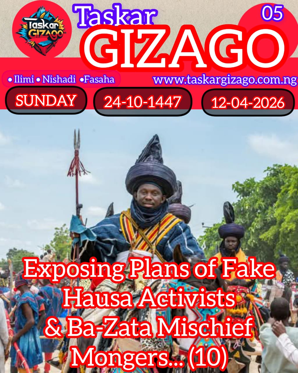 Exposing Plans of Fake Hausa Activists &amp; Ba-Zata Mischief Mongers to Cause Confusion and Discord in Northern Nigeria (10)