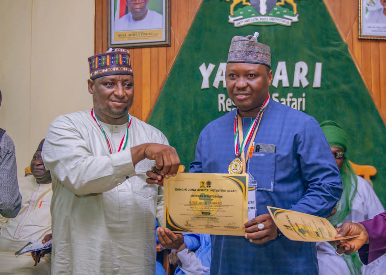DJAI Honours Gombe Governor's Aide, Yusuf Danbayo, for Humanitarian Service