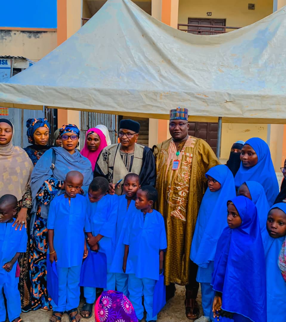 Gatan Alumma Foundation Supports Over 70 Children With School Uniforms  By Umar Akilu Majeri Dutse